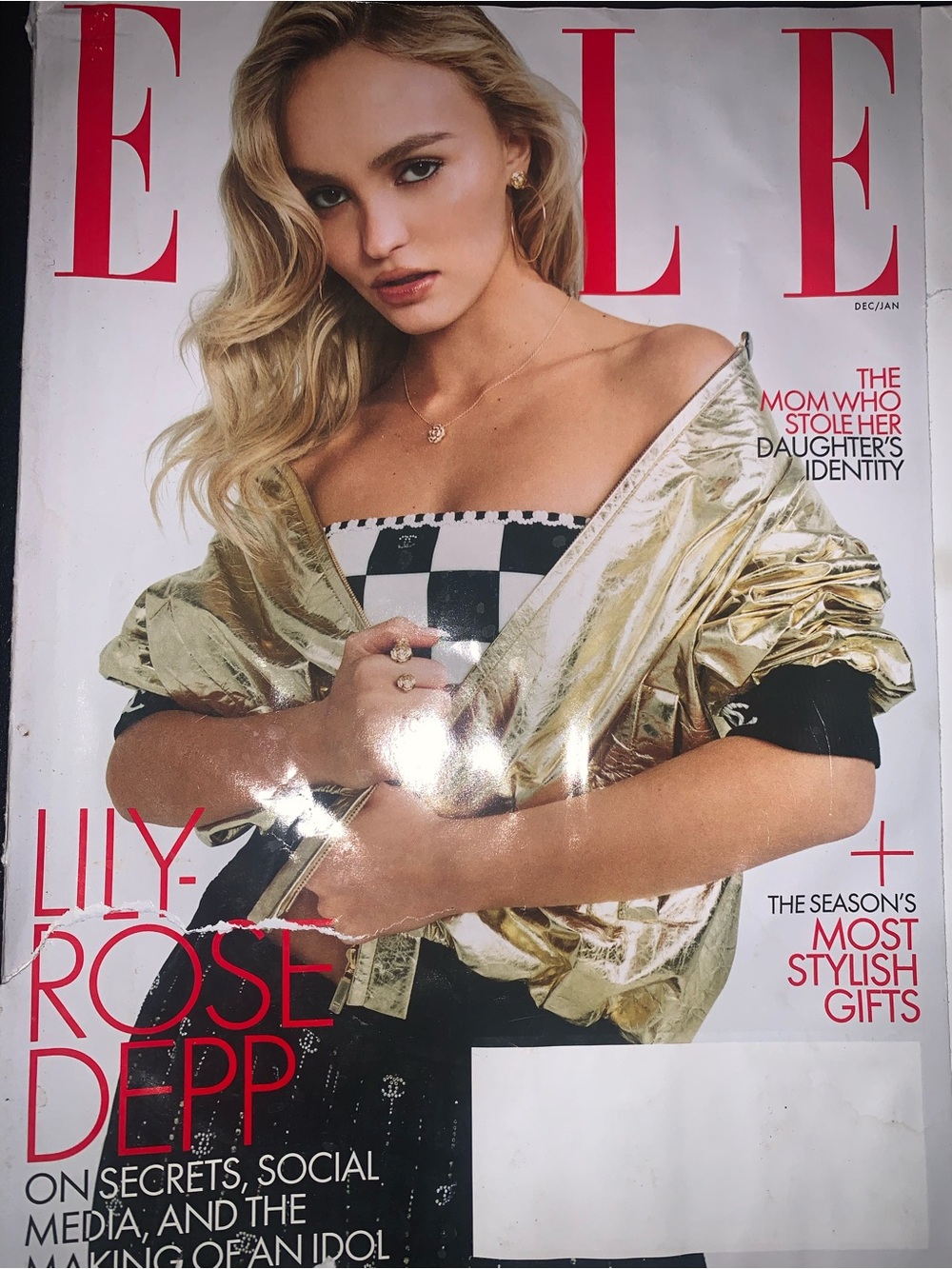 Elle magazine lily rose depp fashion stylish